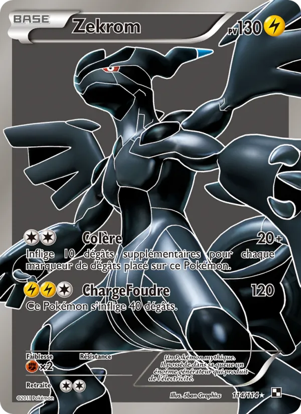 Zekrom, Noir & Blanc 114