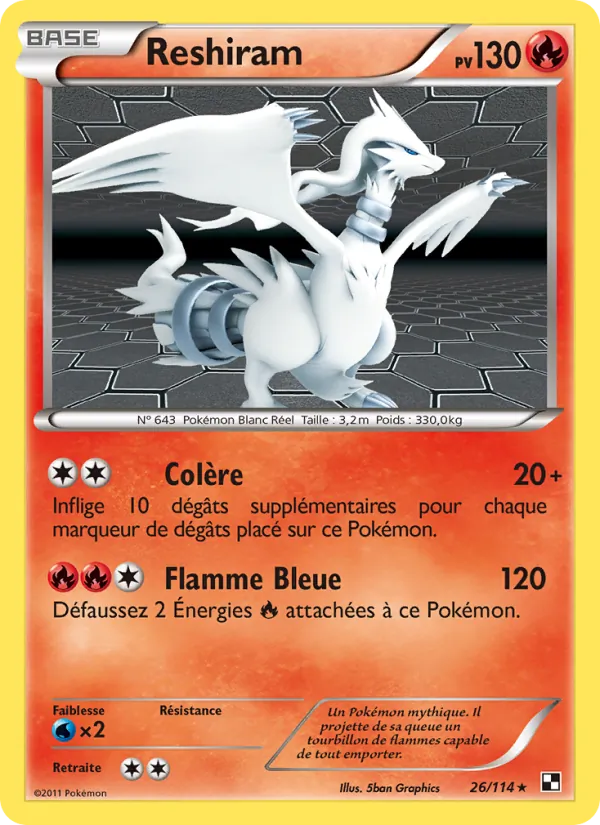 Reshiram, Noir & Blanc 26