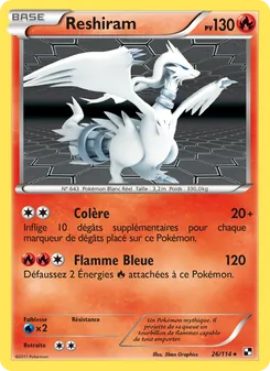 Reshiram, Noir & Blanc 26