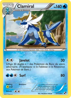 Clamiral, Noir & Blanc 31
