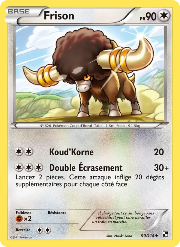 Frison, Noir & Blanc 90