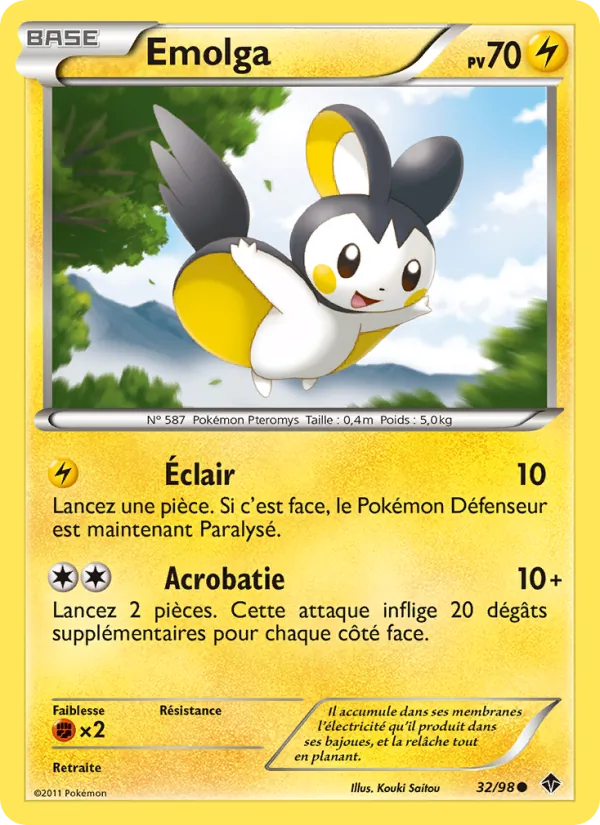 Emolga, Pouvoirs Émergents 32