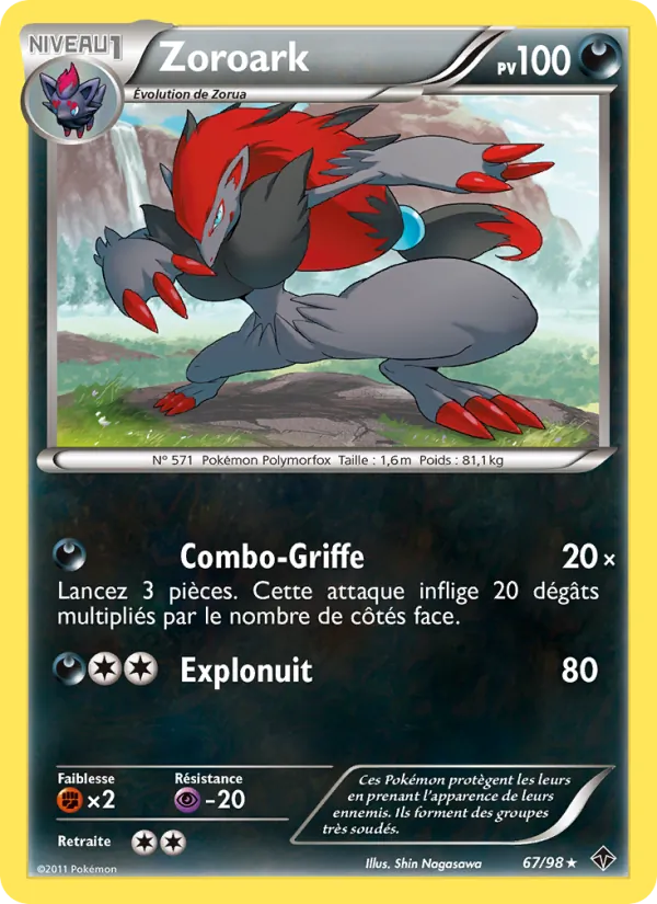 Zoroark, Pouvoirs Émergents 67