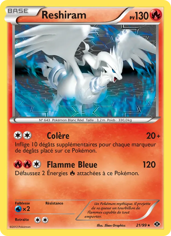 Reshiram, Destinées Futures 21