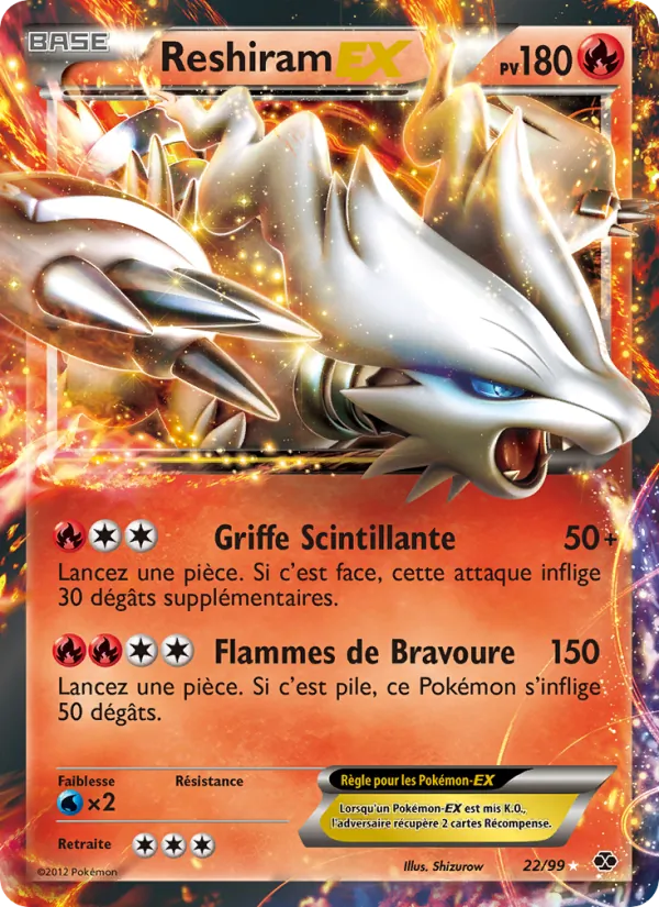 Reshiram-EX, Destinées Futures 22
