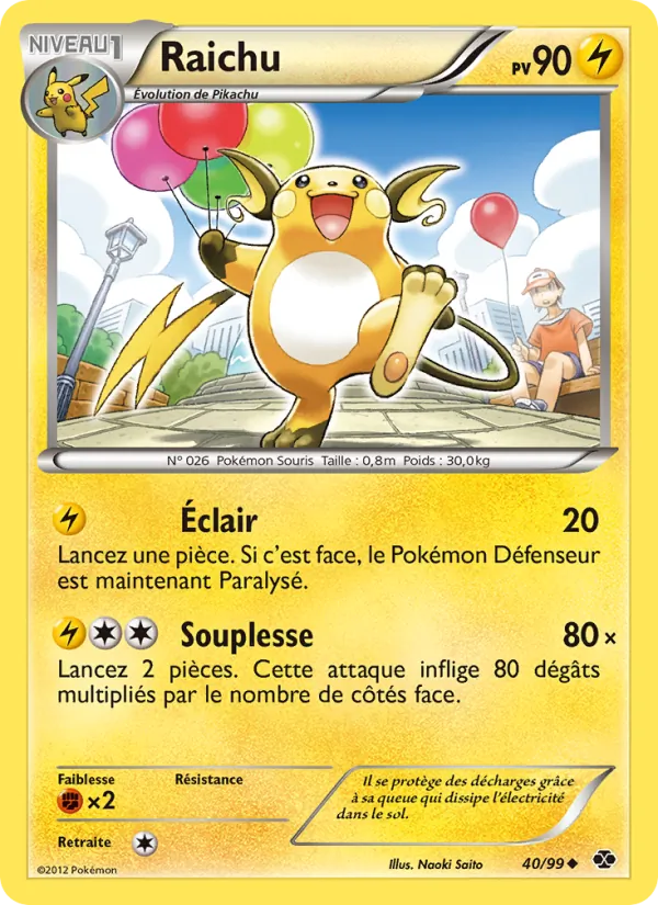 Raichu, Destinées Futures 40