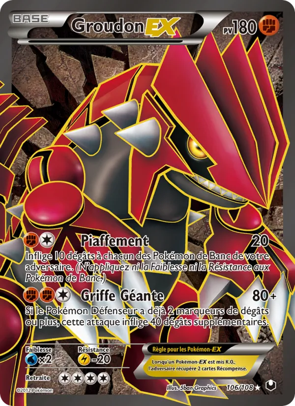 Groudon-EX, Explorateurs Obscurs 106