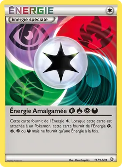 Énergie Amalgamée GrassFirePsychicDarkness, Dragons Éxaltés 117