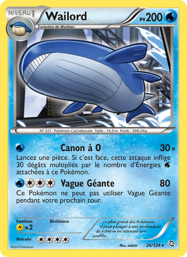 Wailord, Dragons Éxaltés 26