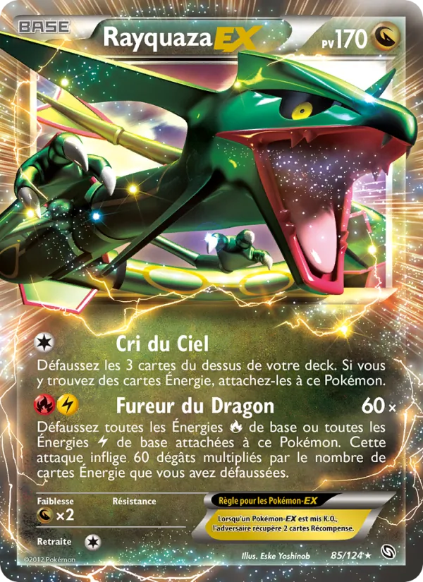Rayquaza-EX, Dragons Éxaltés 85