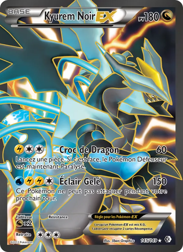 Kyurem Noir-EX, Frontières Franchies 145