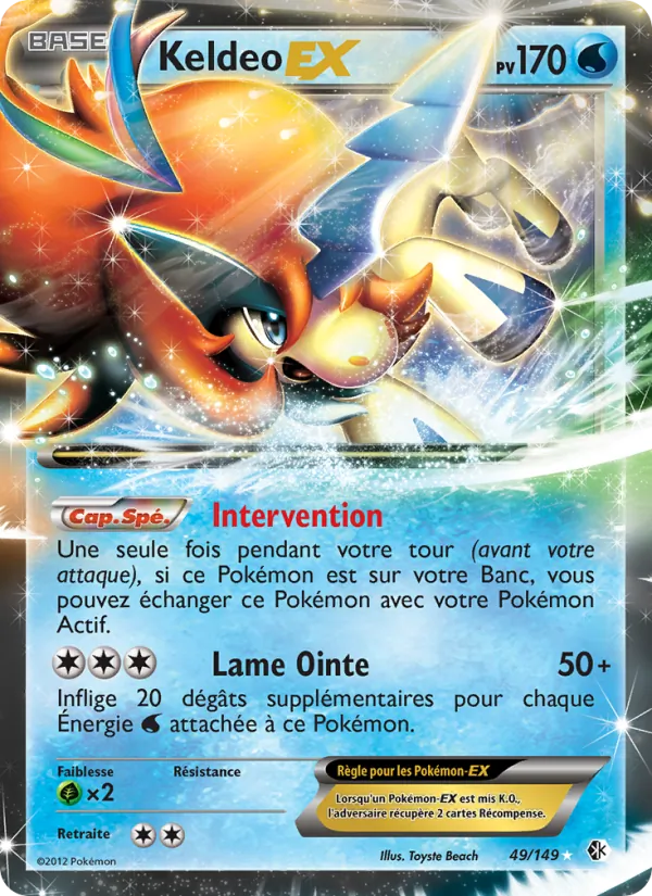 Keldeo EX, Frontières Franchies 49