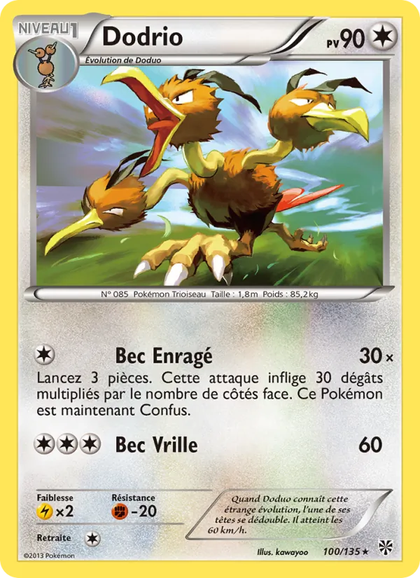Dodrio, Tempète Plasma 100