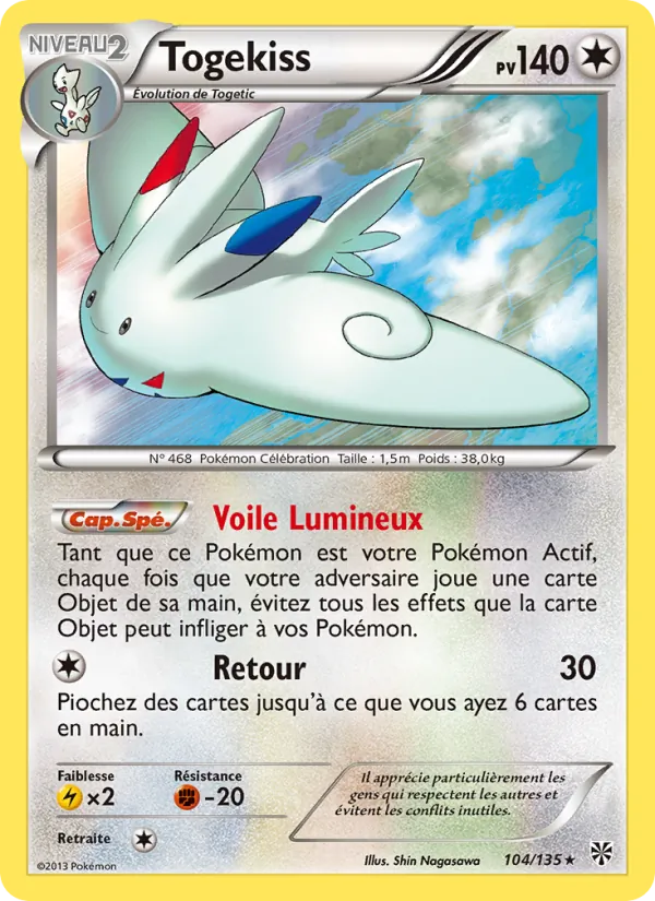 Togekiss, Tempète Plasma 104