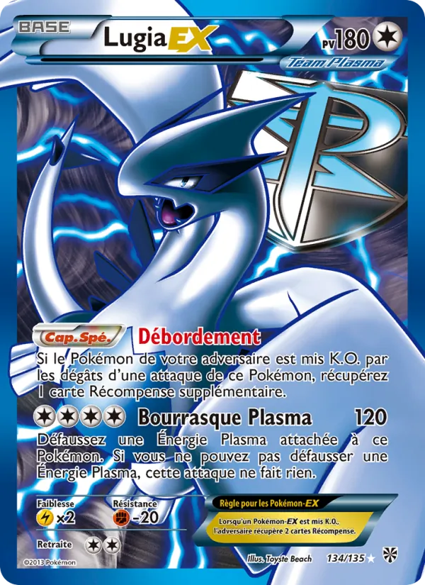 Lugia-EX, Tempète Plasma 134
