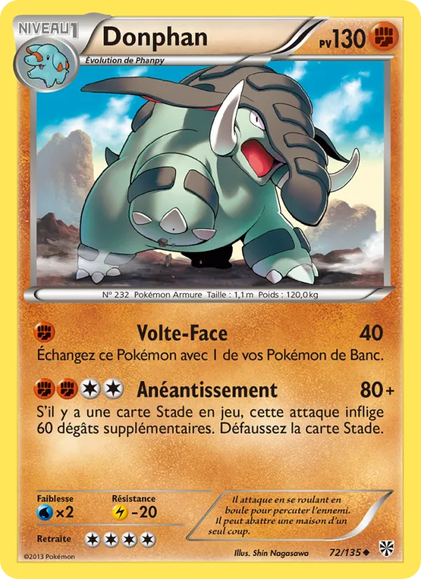 Donphan, Tempète Plasma 72