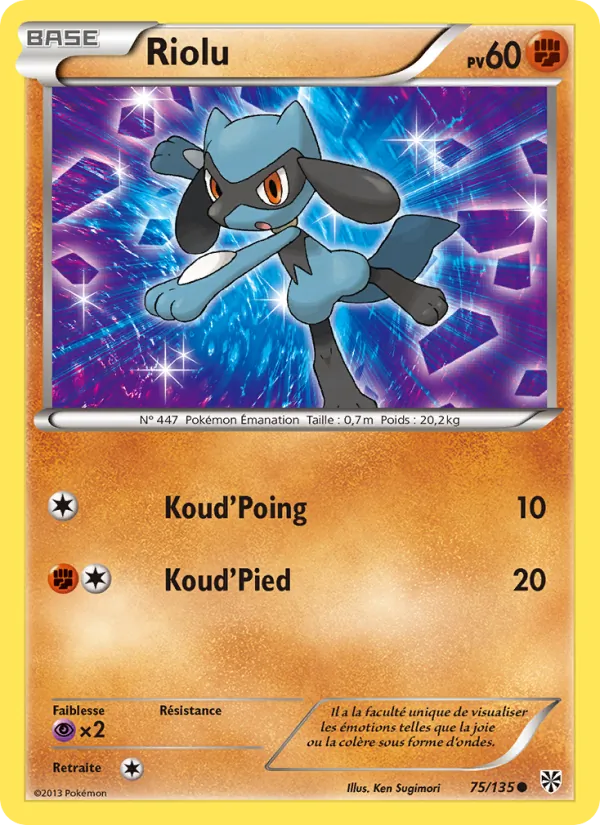 Riolu, Tempète Plasma 75