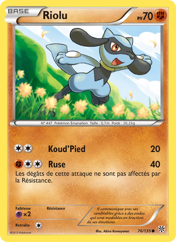 Riolu, Tempète Plasma 76