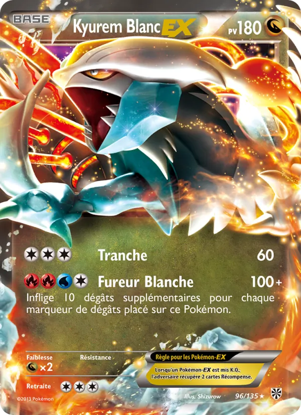 Kyurem Blanc EX, Tempète Plasma 96