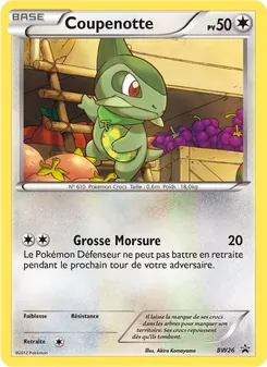 Coupenotte, Promo BW BW26
