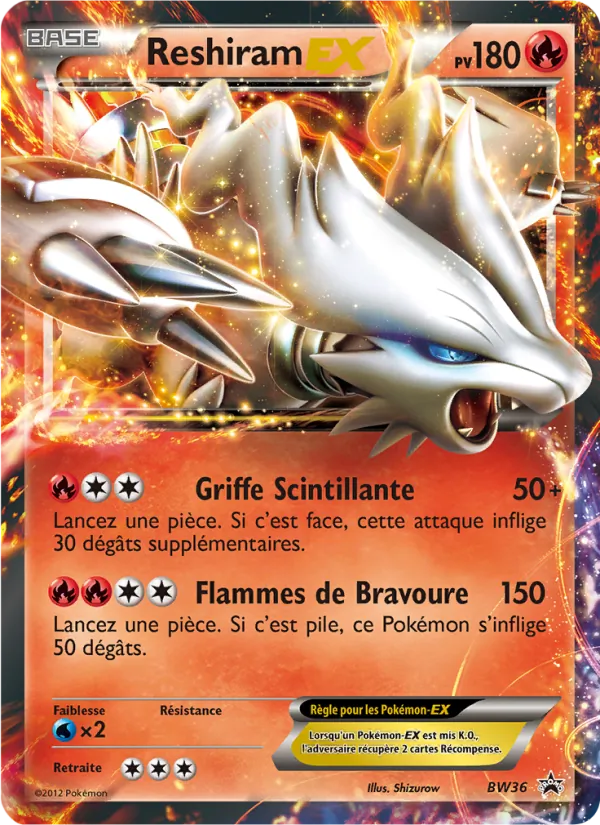 Reshiram ex, Promo BW BW36