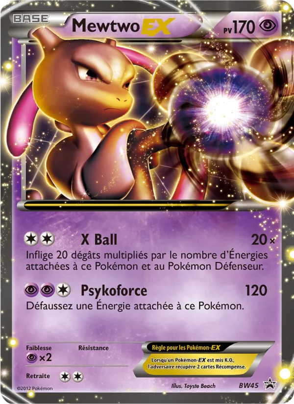 Mewtwo ex, Promo BW BW45