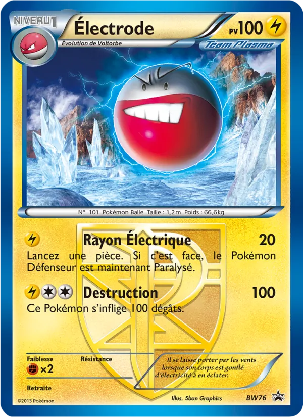 Électrode, Promo BW BW76