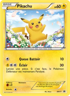 Pikachu, Promo BW BW77