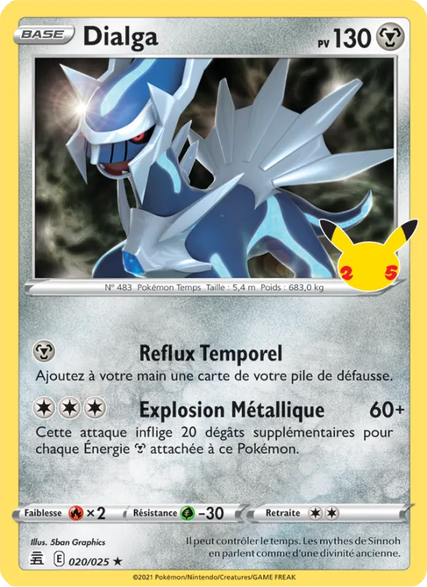 Dialga, Célébrations 20