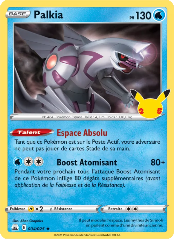Palkia, Célébrations 4