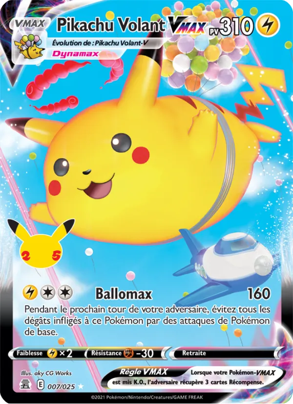 Pikachu Volant VMAX, Célébrations 7
