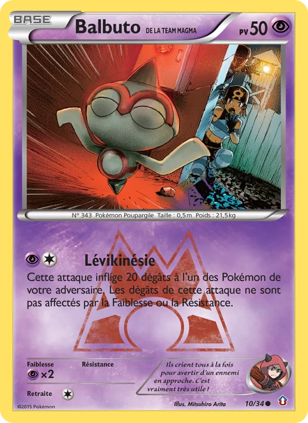 Balbuto de la Team Magma, Double Danger 10