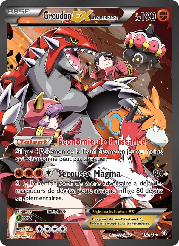 Groudon-EX de la Team Magma, Double Danger 15