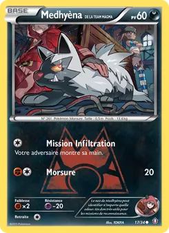 Medhyèna de la Team Magma, Double Danger 17