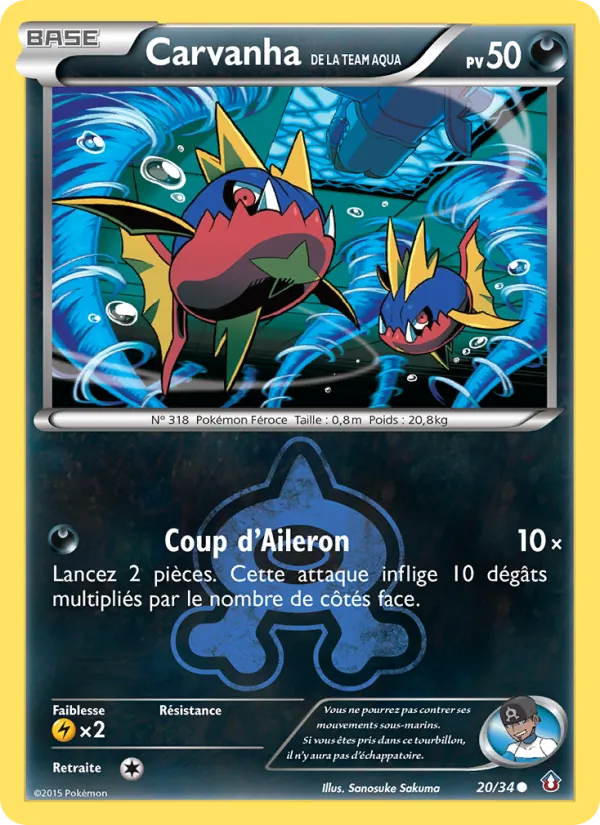 Carvanha de la Team Aqua, Double Danger 20
