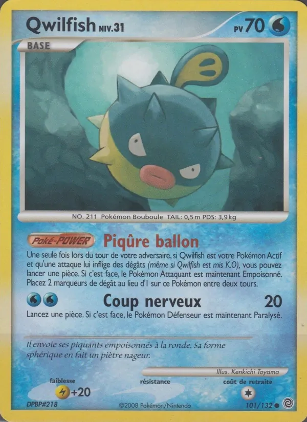 Qwilfish, Merveilles Secrètes 101