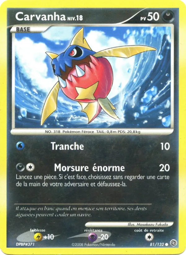Carvanha, Merveilles Secrètes 81