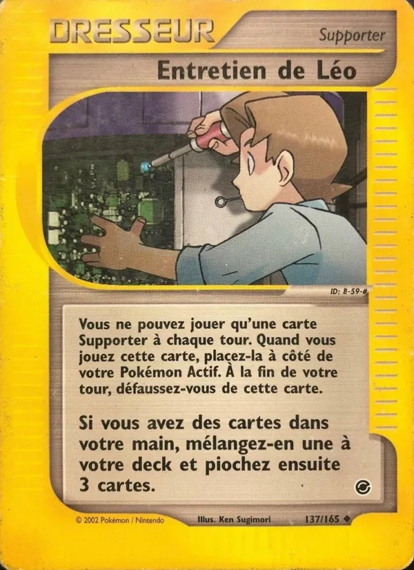 Entretien de Léo, Expedition 137