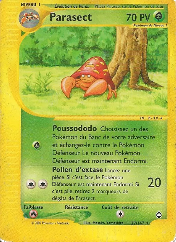 Parasect, Aquapolis 27