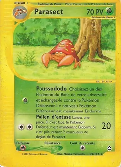 Parasect, Aquapolis 27