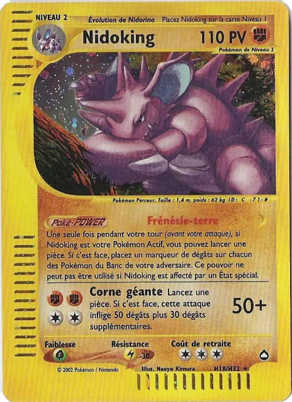 Nidoking, Aquapolis H18