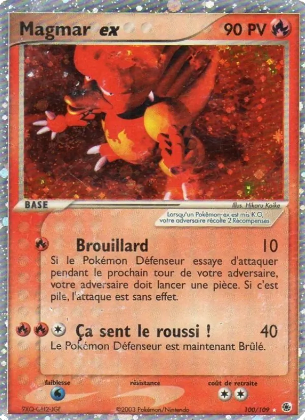 Magmar ex, EX Rubis & Saphir 100