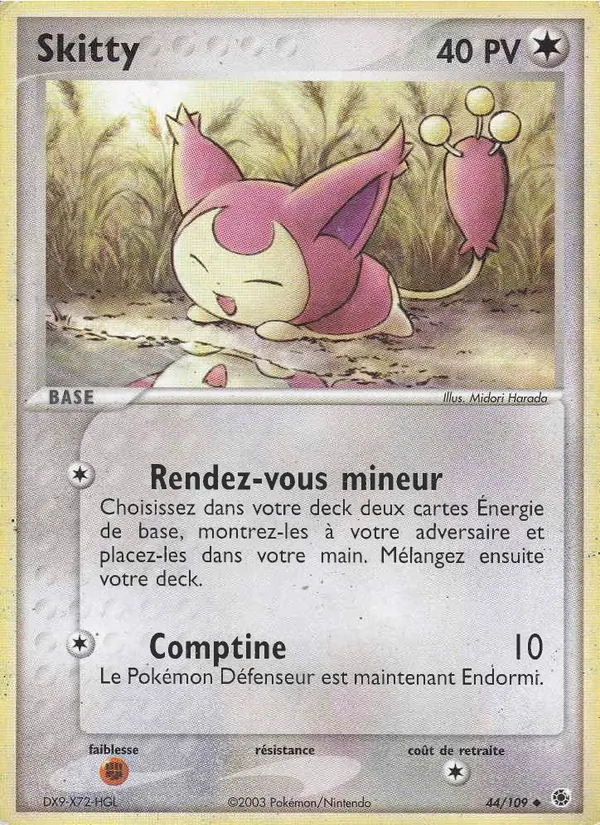 Skitty, EX Rubis & Saphir 44