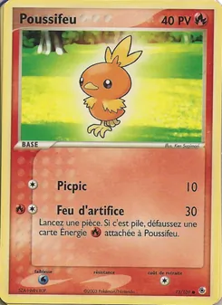 Poussifeu, EX Rubis & Saphir 73