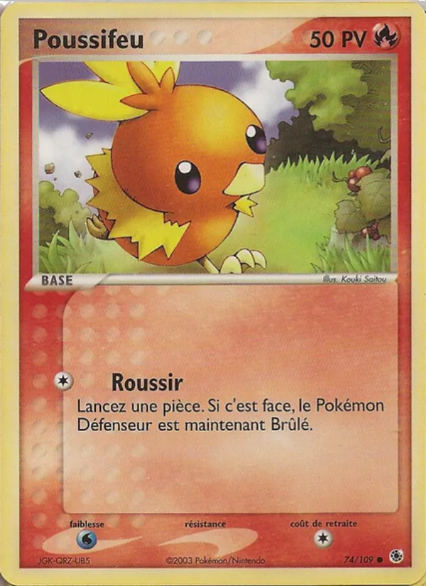 Poussifeu, EX Rubis & Saphir 74