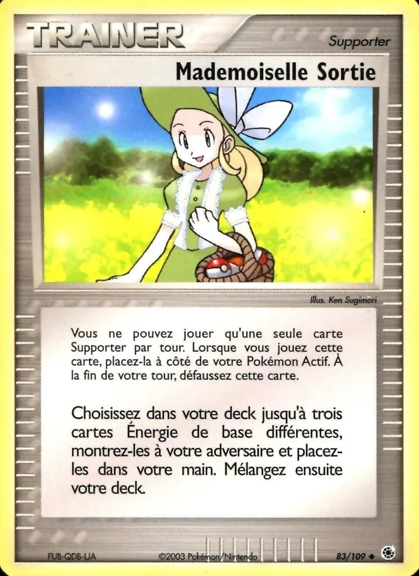 Mademoiselle Sortie, EX Rubis & Saphir 83