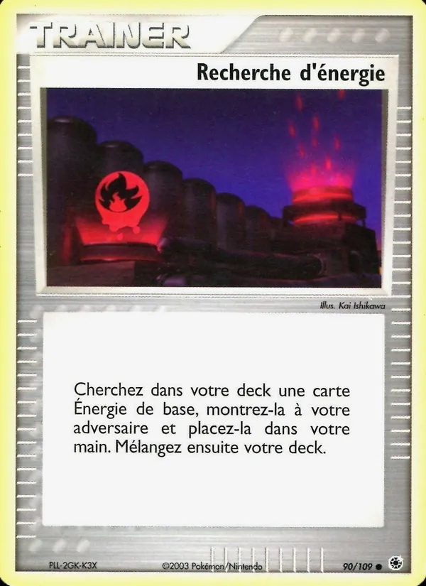 Recherche d'énergie, EX Rubis & Saphir 90