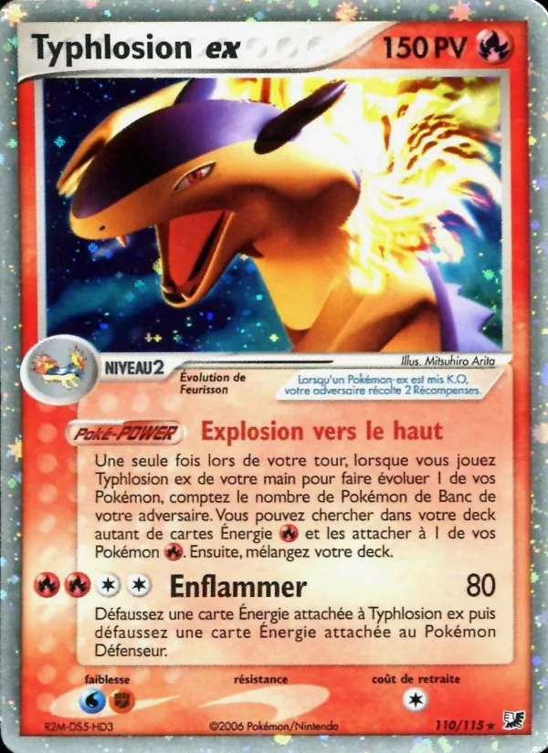 Typhlosion ex, EX Forces Cachées 110