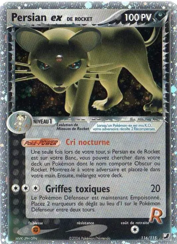 Persian ex de Rocket, EX Forces Cachées 116