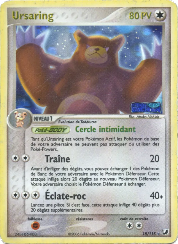 Ursaring, EX Forces Cachées 18